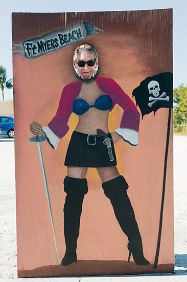 Dad at Fort Myers Beach, Florida