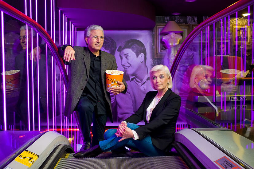 Moshe & Pnina Edri, senior figures in Israel's movie & music industry.