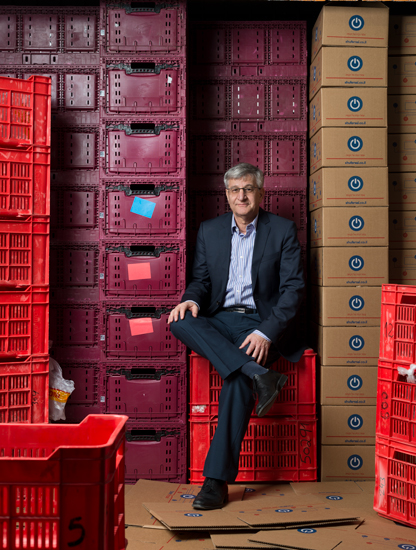 Israel Berman, chairman of Shufersal, Israel's largest supermarket chain