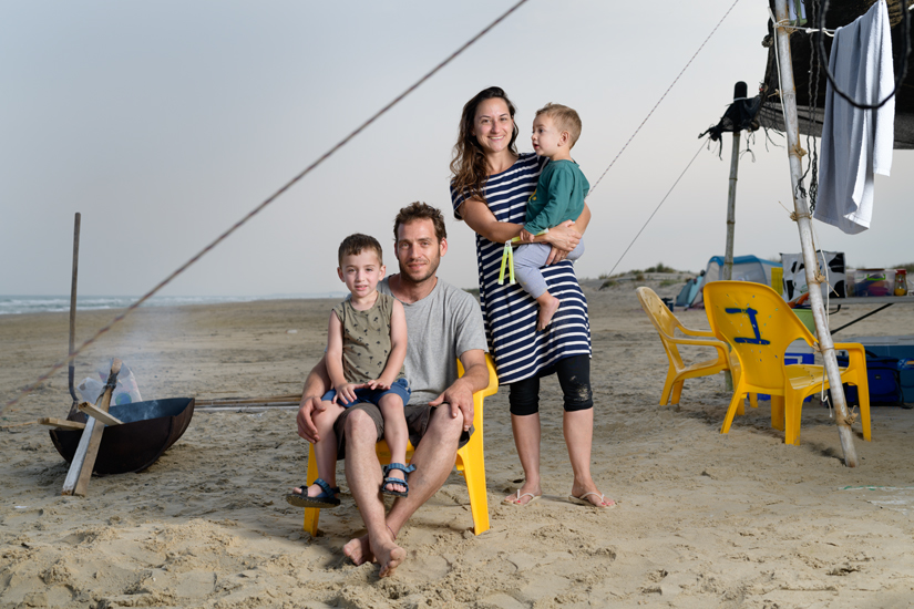 The Beattie Family, Ma'agan Michael Beach, June 2019
