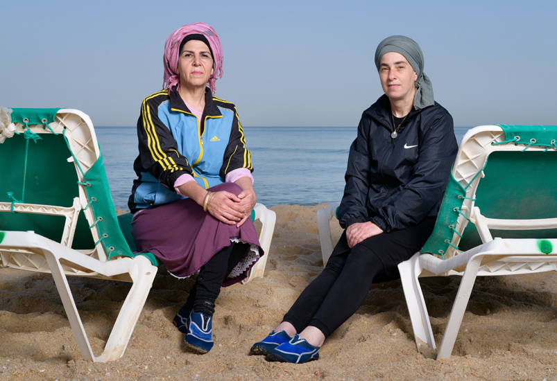Suzy & Ilana, Rishon Le'zion Beach April 2019