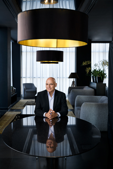 David Fattal, founder of the Fattal Hotel Chain, Israel's largest hotel organization.