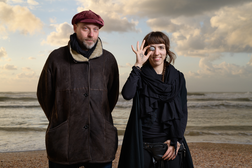 Illi & Aliki, Rishon Le'zion Beach, December 2019