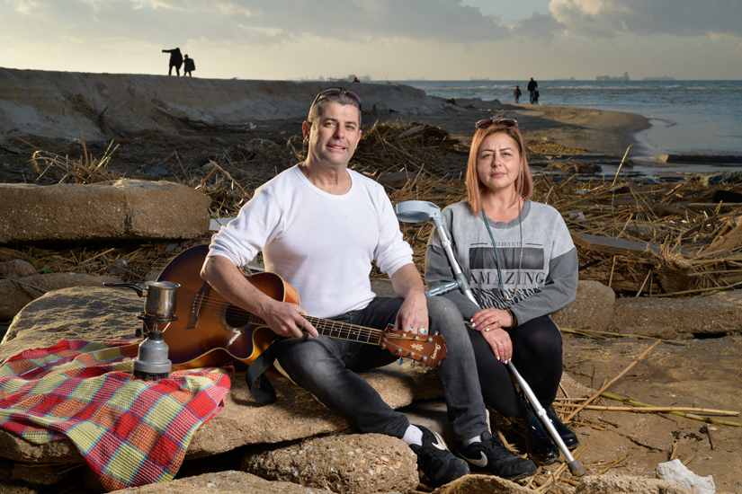 Shai & Orly, Ashdod Beach, January 2019