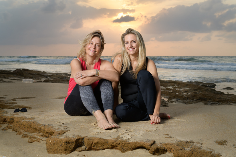Shirley & Sagit, Hatzuk Beach, November 2019