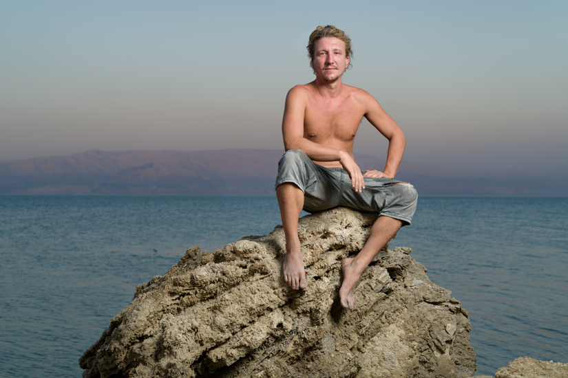 Giovanni Mann, Metzukei Dragot Beach, Dead Sea, 