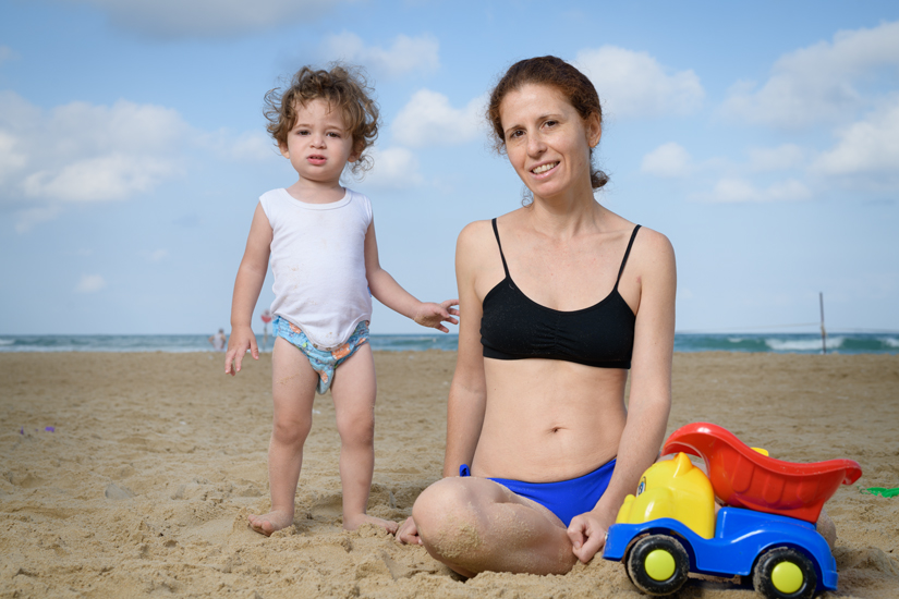 Ilanit & Lenny, Lagoon Beach, Netanya, July 2020