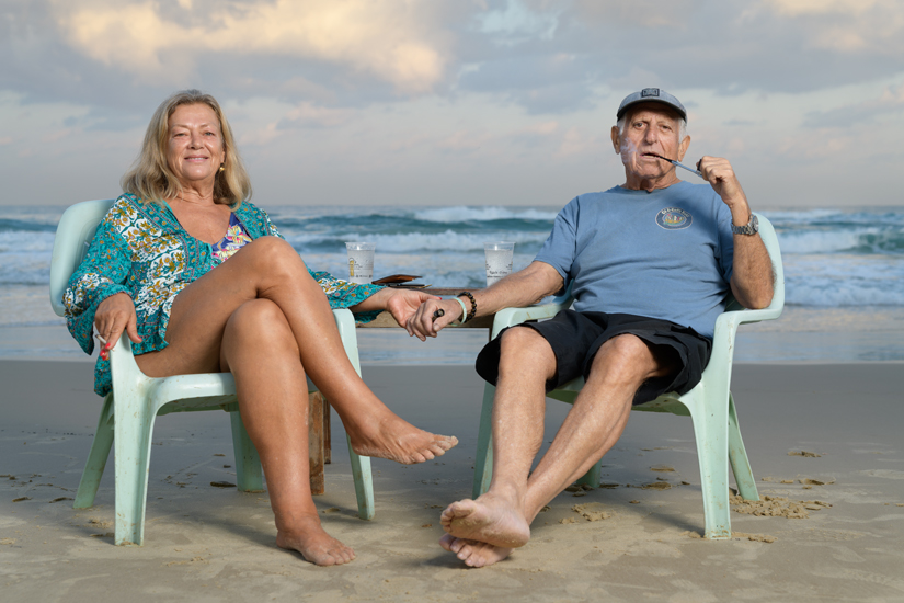 Edna and Fez, Ha’Tzuk Beach South, October 2021