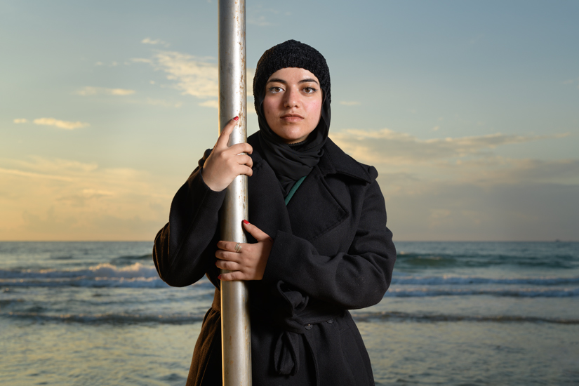 Noor Zalaan, Dado Beach, Haifa, December 2022