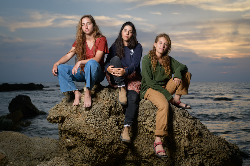 Hadar, Rotem & Tamar, Gador Beach, May 2022